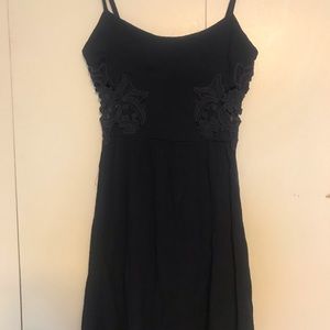 Navy blue maxi dress